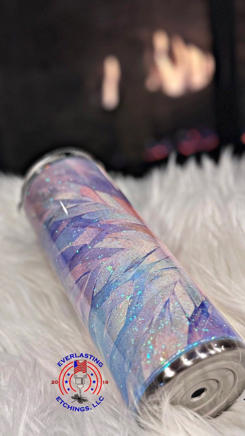 20 oz Pastel Snowflake - Everlasting Etchings, LLC