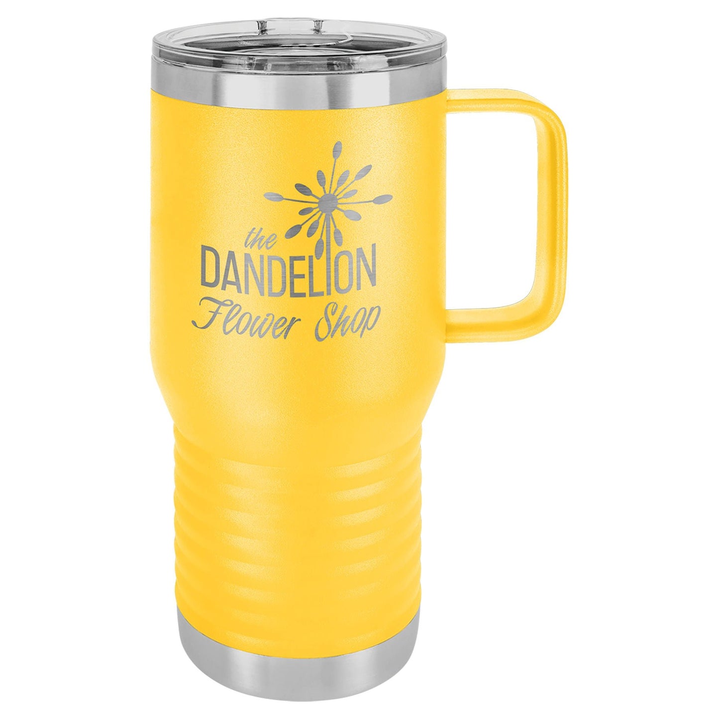 20 oz. Travel Mug w/ Slider Lid - Everlasting Etchings, LLC