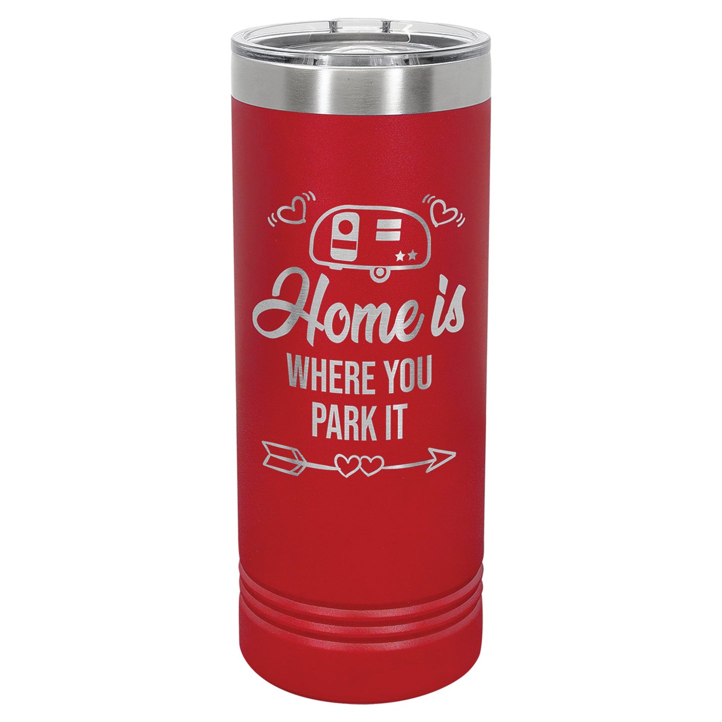 22 oz. Skinny Tumbler with Slider Lid - Everlasting Etchings, LLC