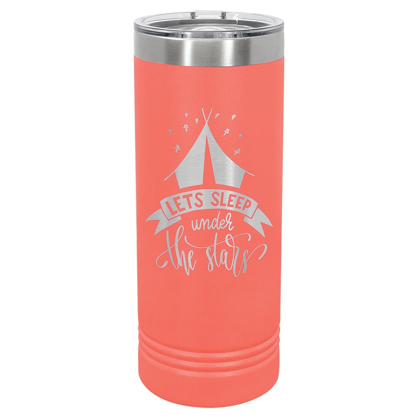 22 oz. Skinny Tumbler with Slider Lid - Everlasting Etchings, LLC