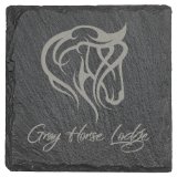 4" x 4" Square Slate Coaster - Everlasting Etchings, LLC