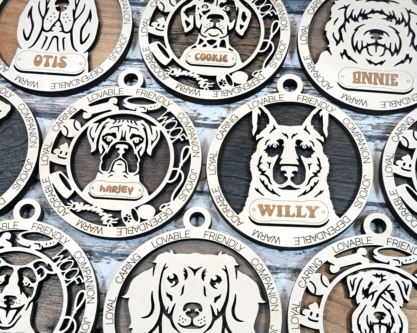 Adorable Dog Breed Ornaments