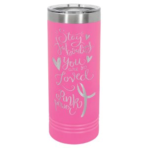 D.C. Everest Wrestling 22oz Skinny Tumbler - Everlasting Etchings, LLC