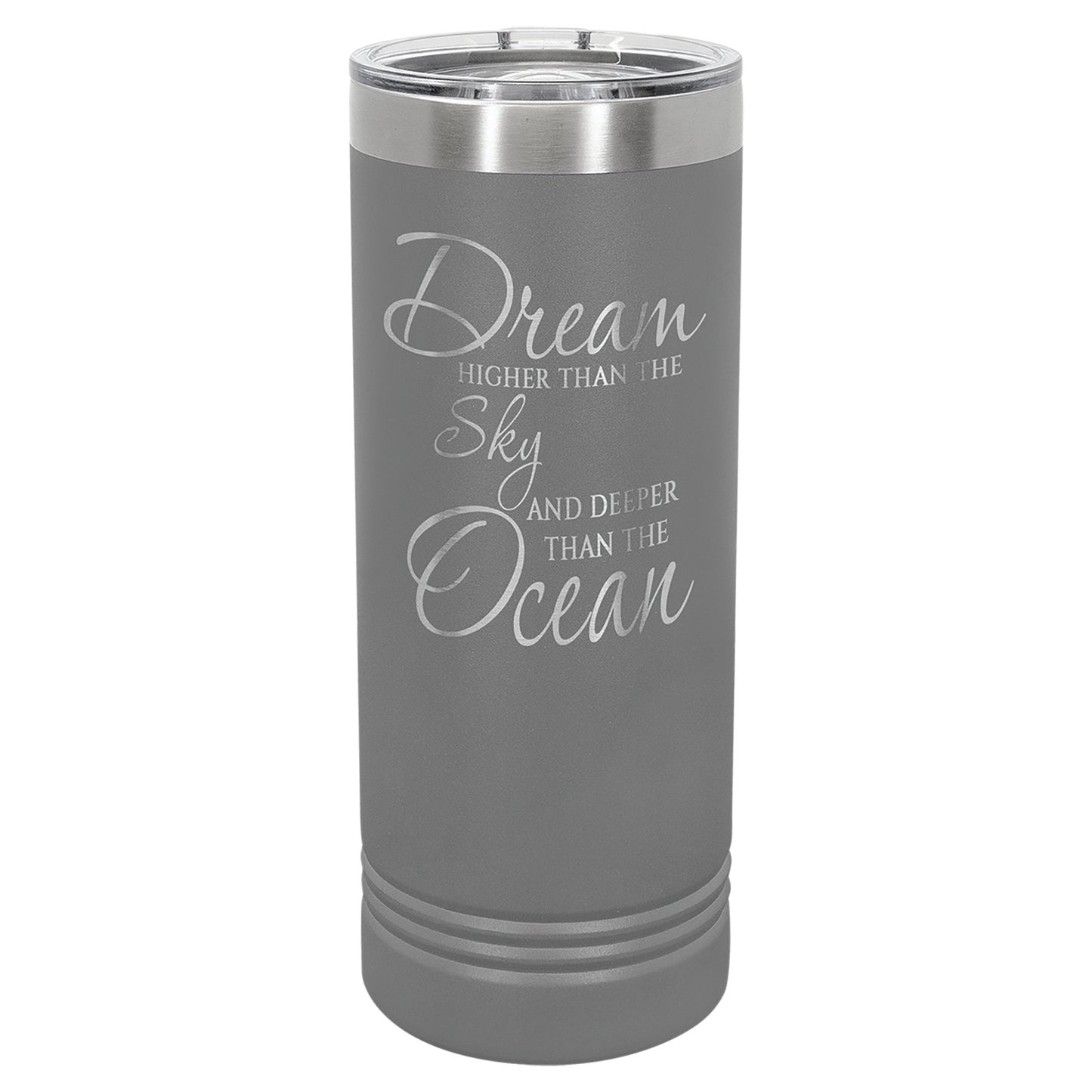 D.C. Everest Wrestling 22oz Skinny Tumbler - Everlasting Etchings, LLC
