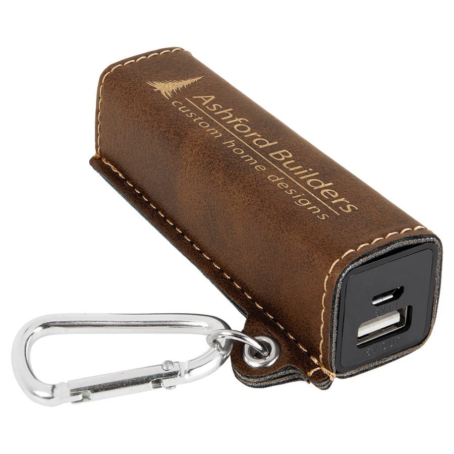 Leatherette Power Bank - Everlasting Etchings, LLC