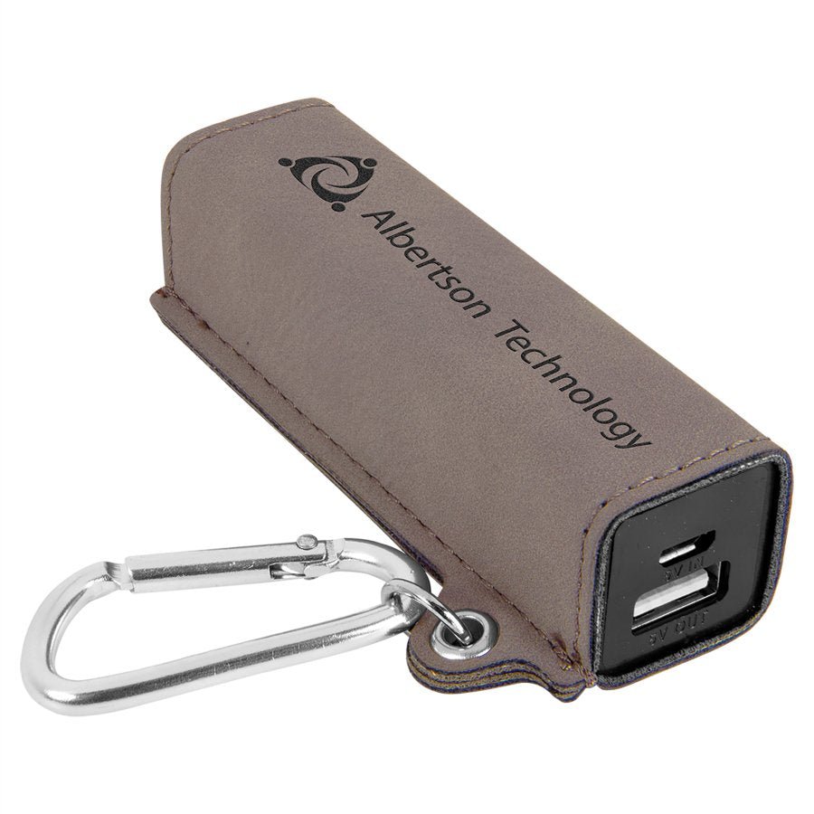 Leatherette Power Bank - Everlasting Etchings, LLC