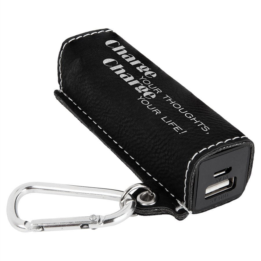 Leatherette Power Bank - Everlasting Etchings, LLC