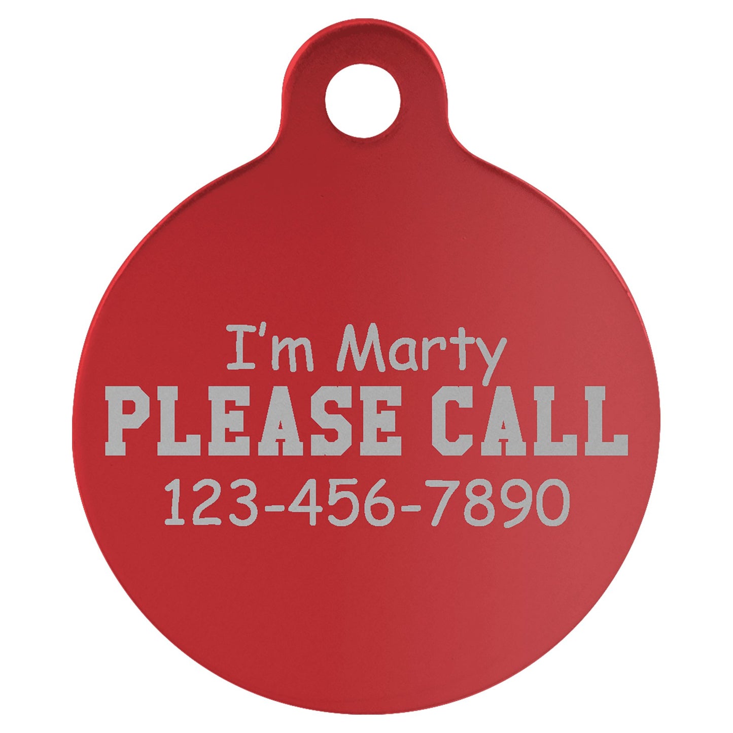 Round Pet Tags - Everlasting Etchings, LLC