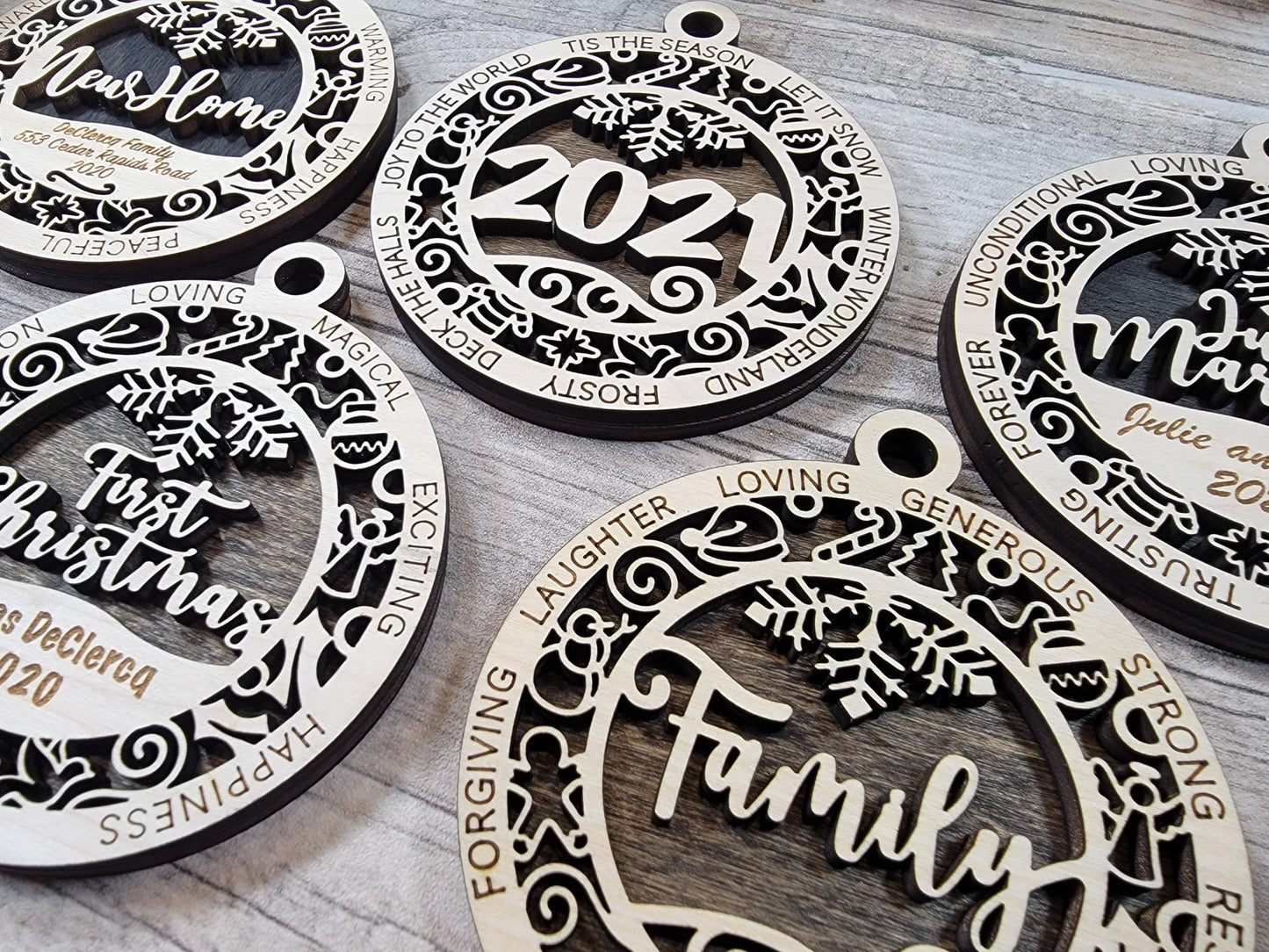 Ultimate Ornaments Set 1 - Everlasting Etchings, LLC