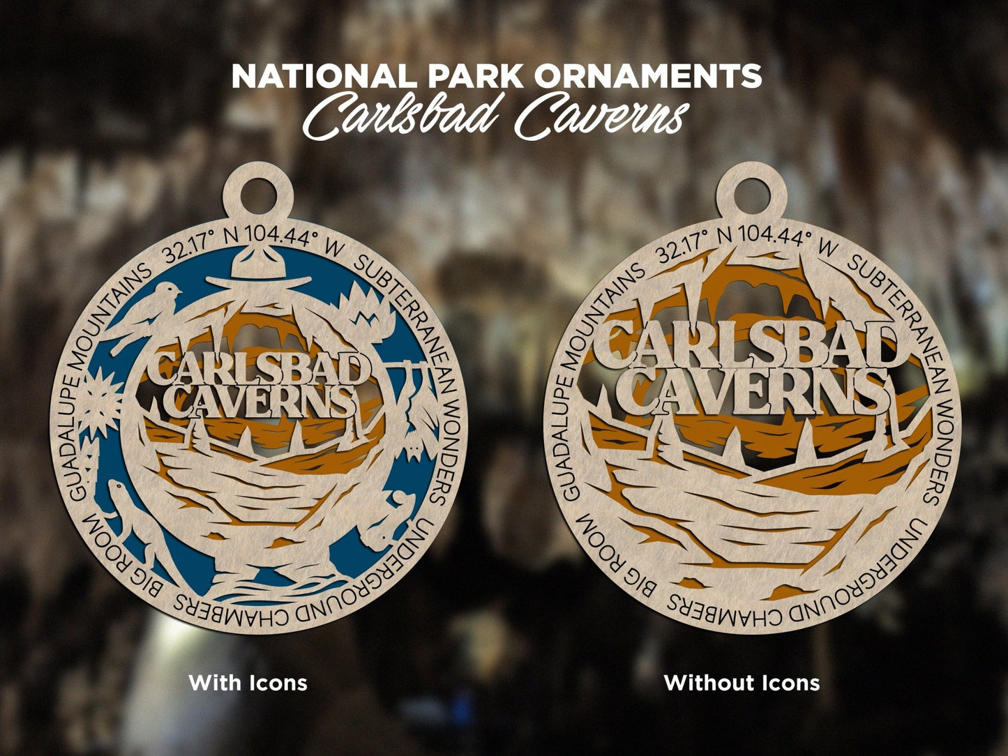 U.S National Park Ornaments - Everlasting Etchings, LLC