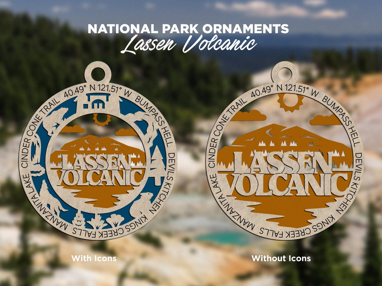 U.S National Park Ornaments - Everlasting Etchings, LLC