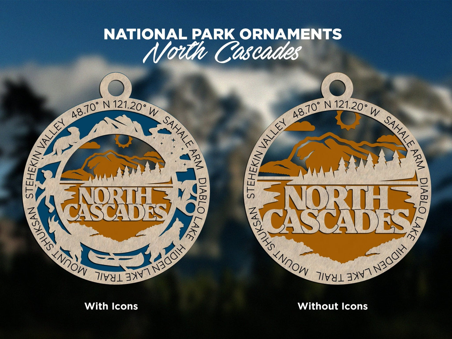 U.S National Park Ornaments - Everlasting Etchings, LLC