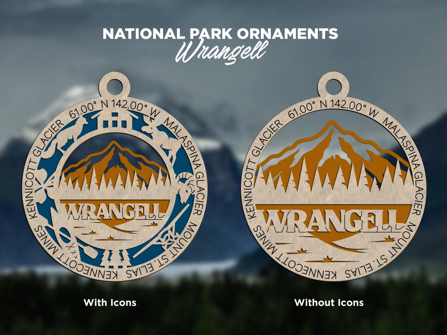 U.S National Park Ornaments - Everlasting Etchings, LLC