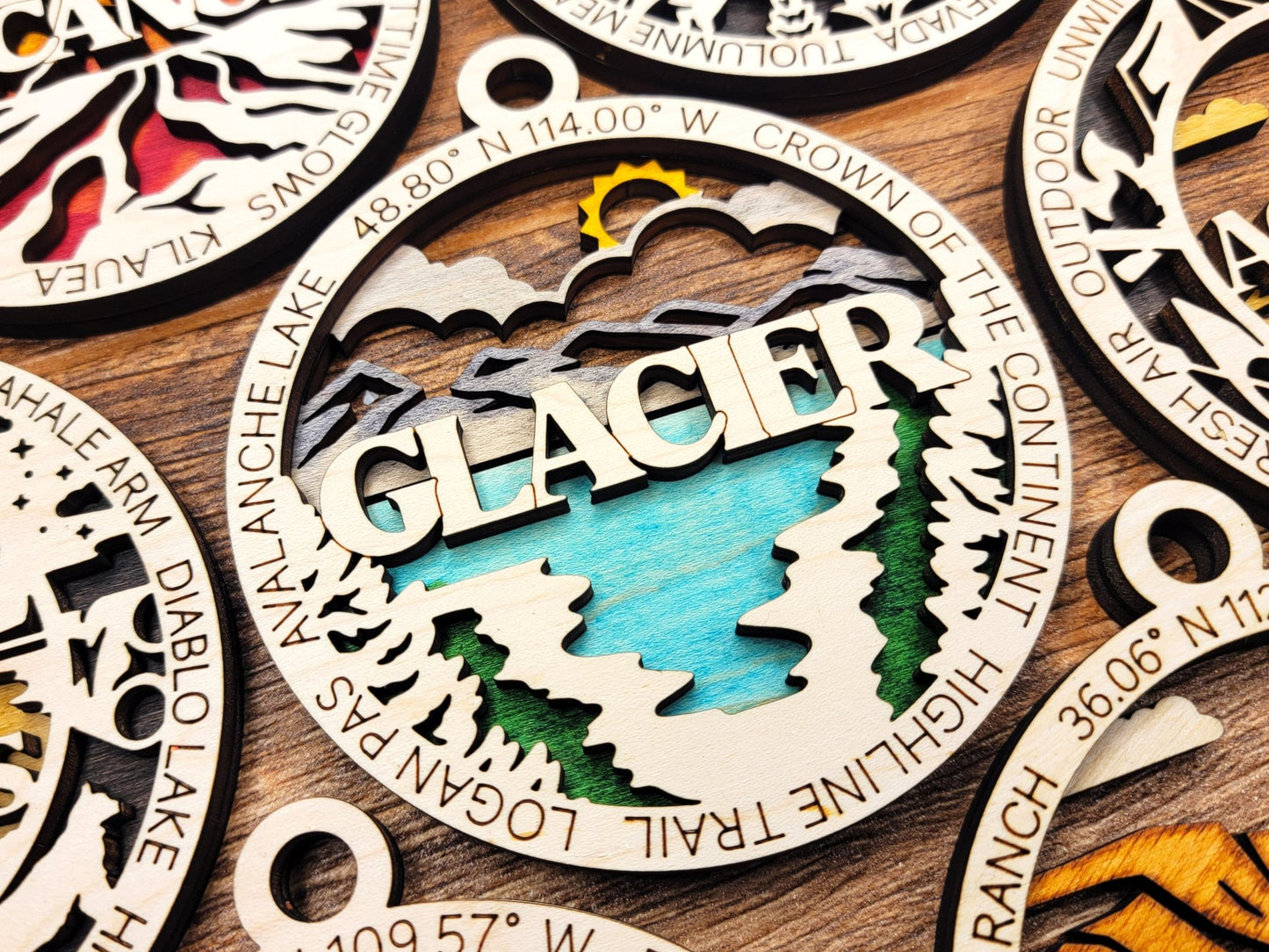 U.S National Park Ornaments - Everlasting Etchings, LLC