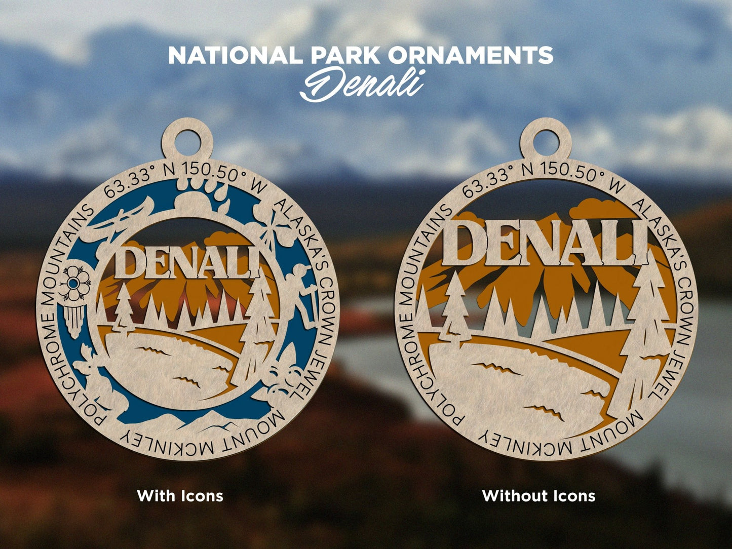 U.S National Park Ornaments - Everlasting Etchings, LLC