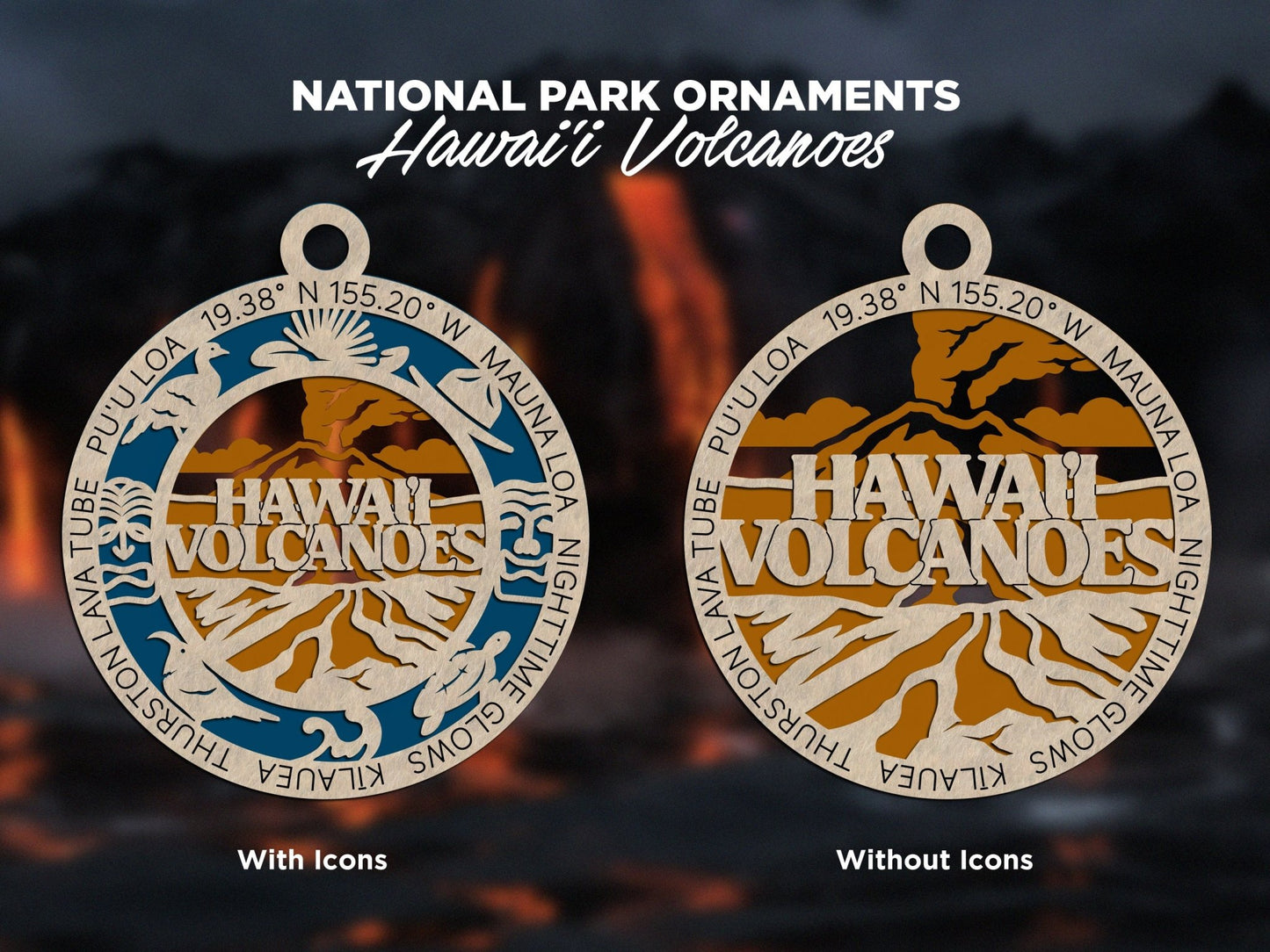 U.S National Park Ornaments - Everlasting Etchings, LLC