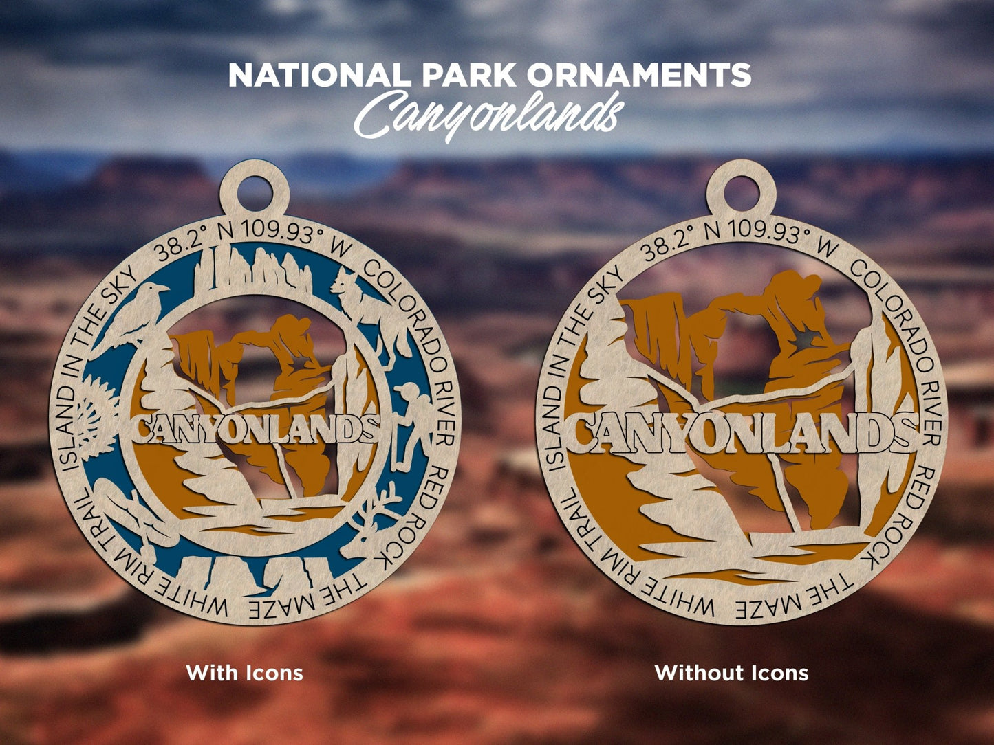 U.S National Park Ornaments - Everlasting Etchings, LLC