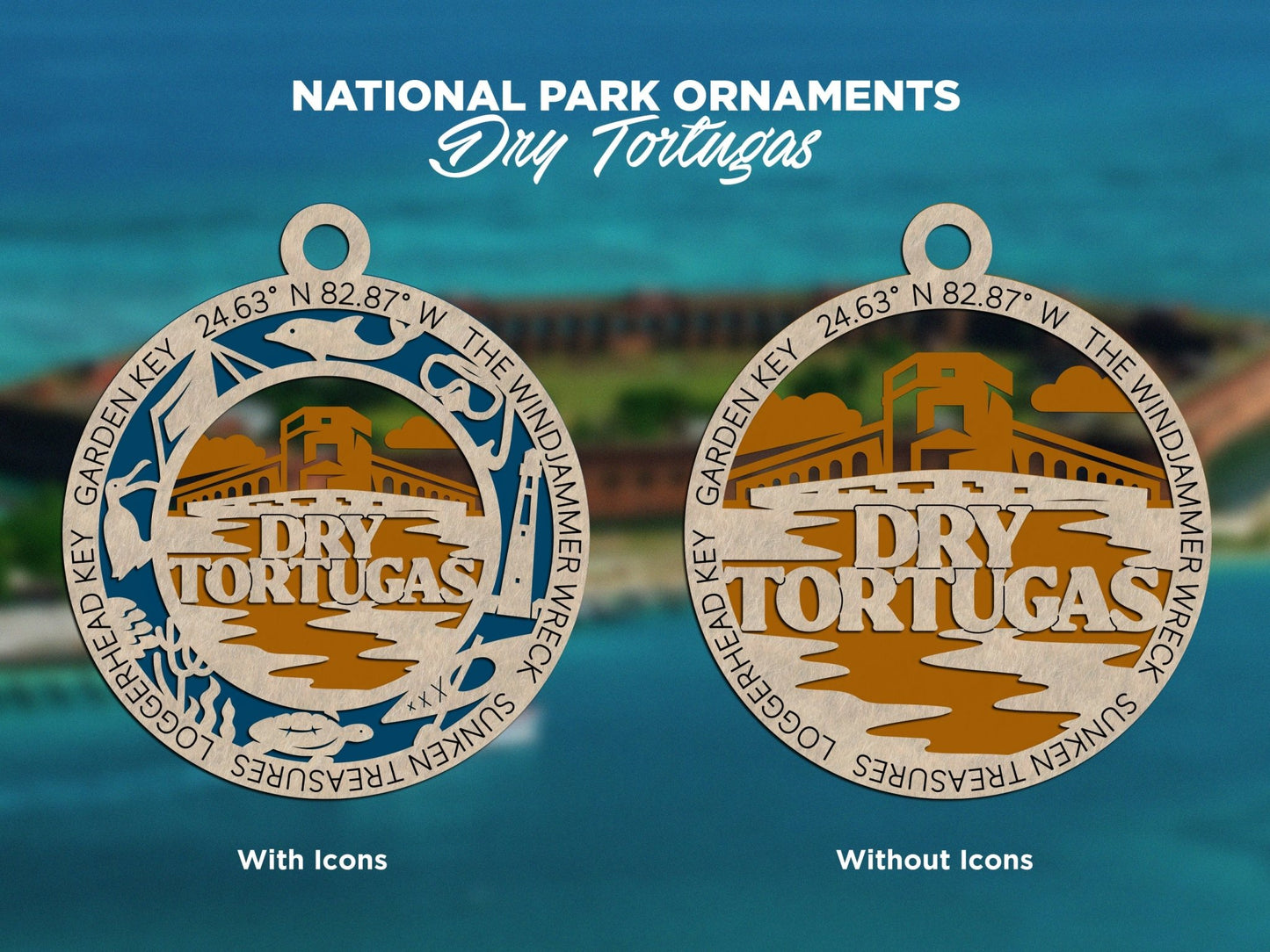 U.S National Park Ornaments - Everlasting Etchings, LLC