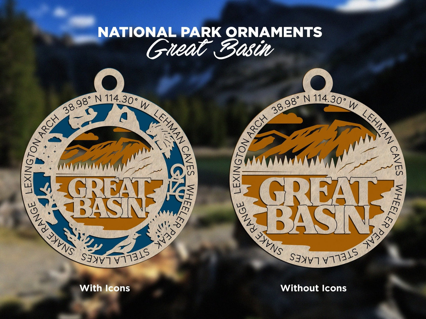 U.S National Park Ornaments - Everlasting Etchings, LLC