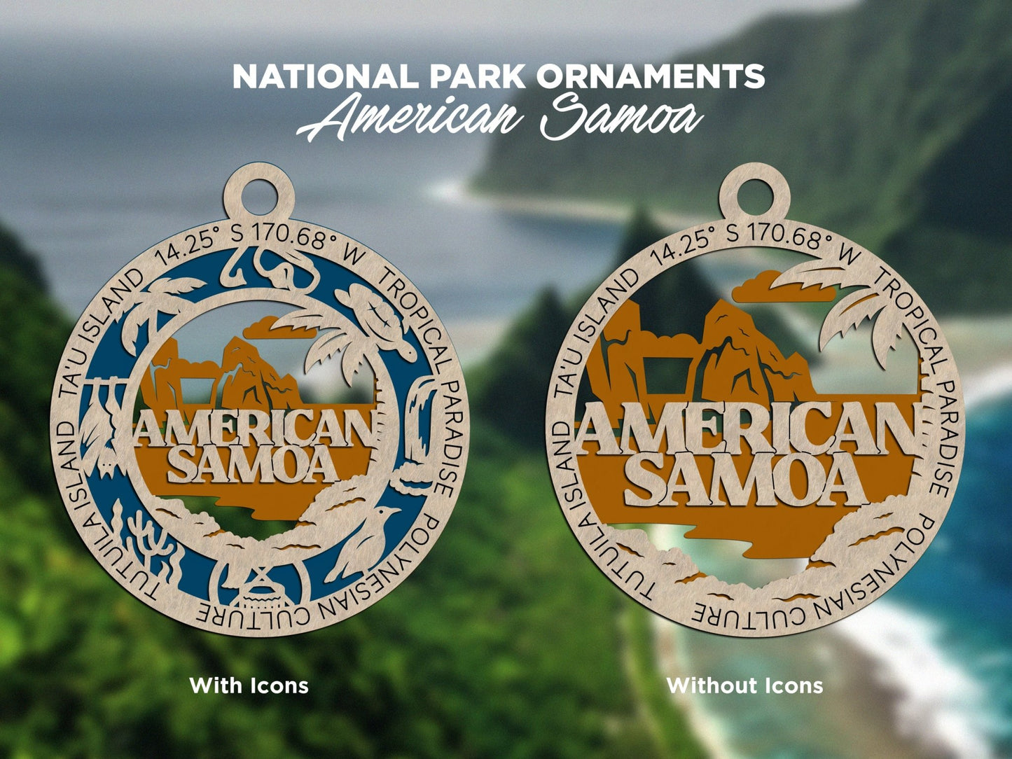 U.S National Park Ornaments - Everlasting Etchings, LLC