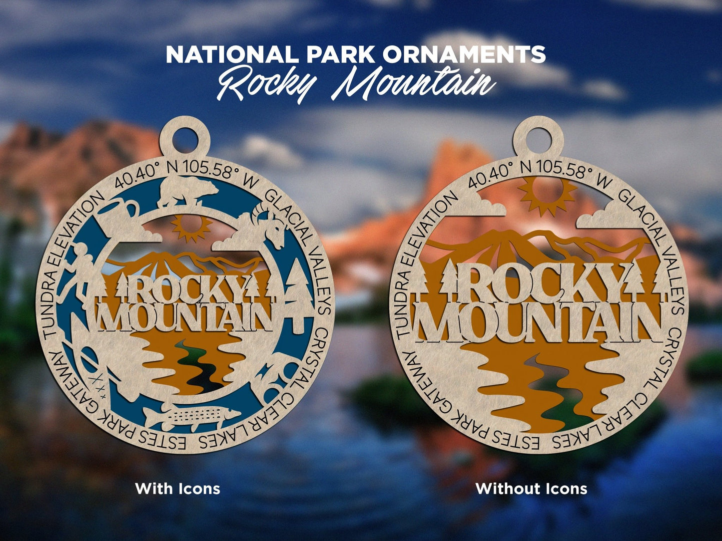 U.S National Park Ornaments - Everlasting Etchings, LLC