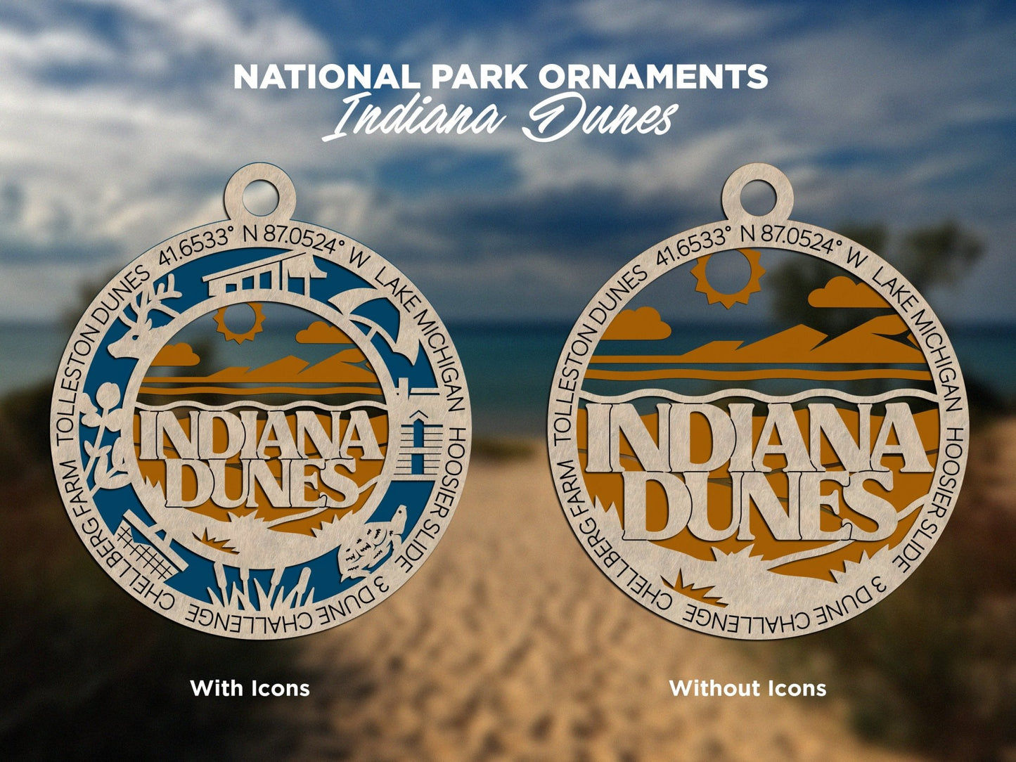 U.S National Park Ornaments - Everlasting Etchings, LLC