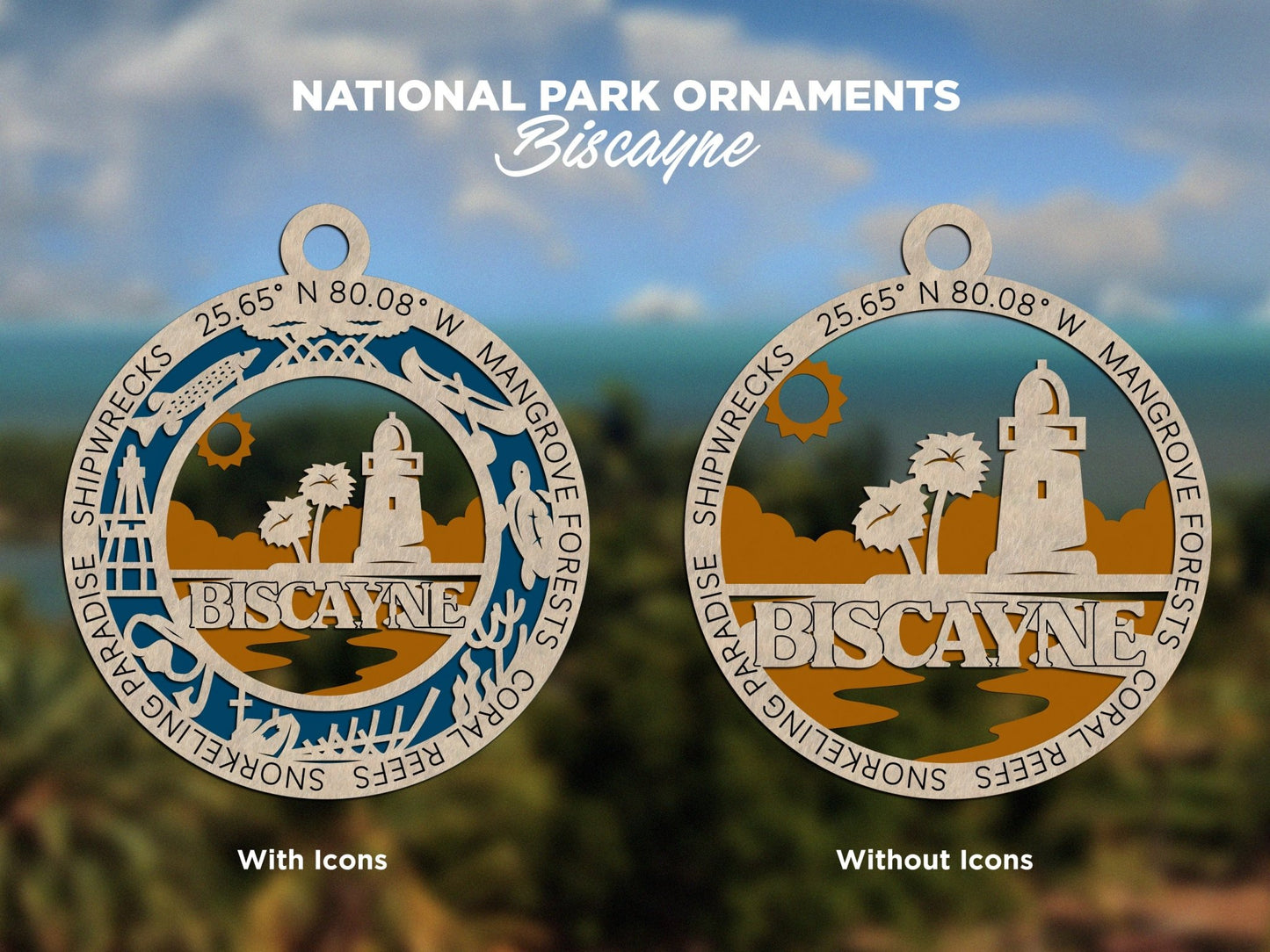 U.S National Park Ornaments - Everlasting Etchings, LLC