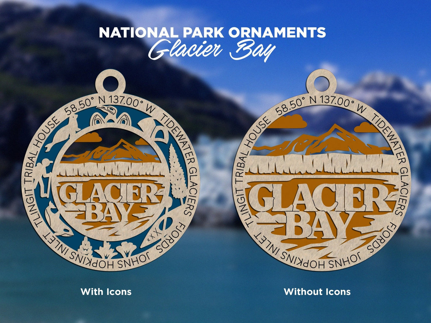 U.S National Park Ornaments - Everlasting Etchings, LLC