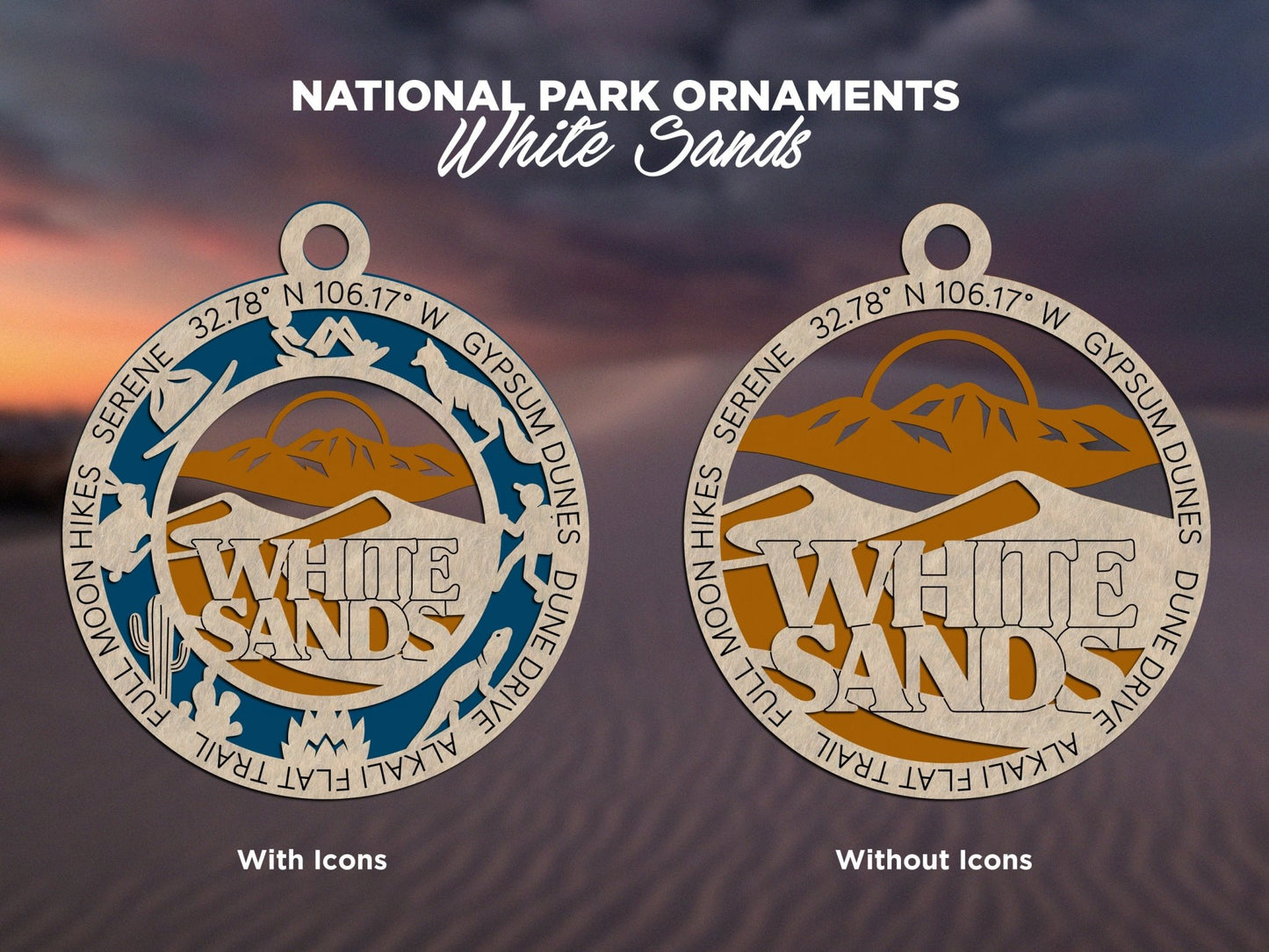 U.S National Park Ornaments - Everlasting Etchings, LLC