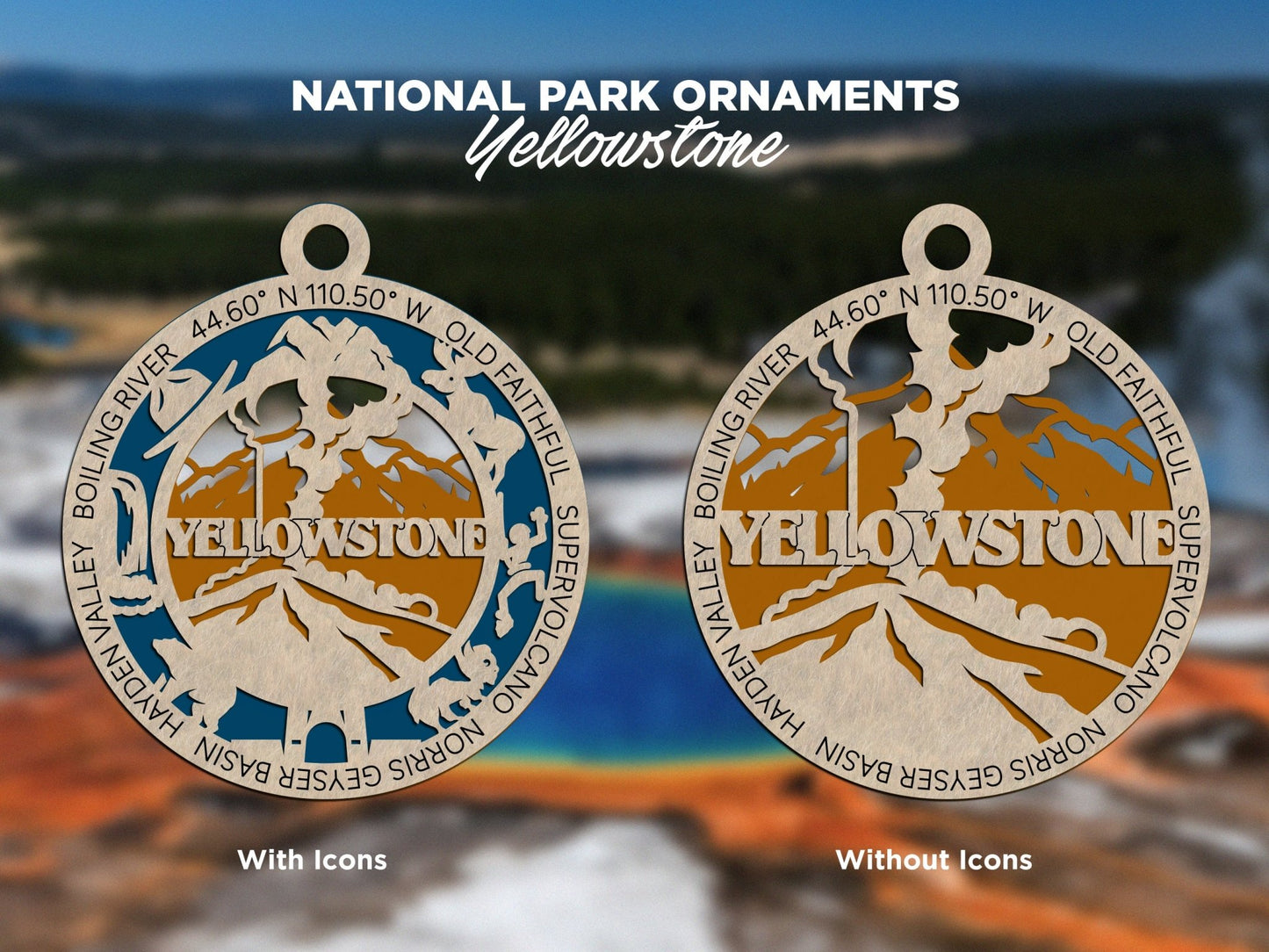 U.S National Park Ornaments - Everlasting Etchings, LLC
