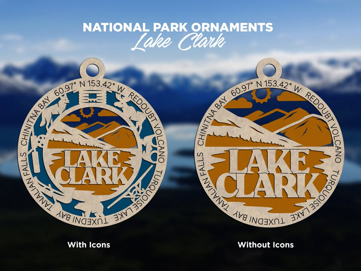 U.S National Park Ornaments - Everlasting Etchings, LLC