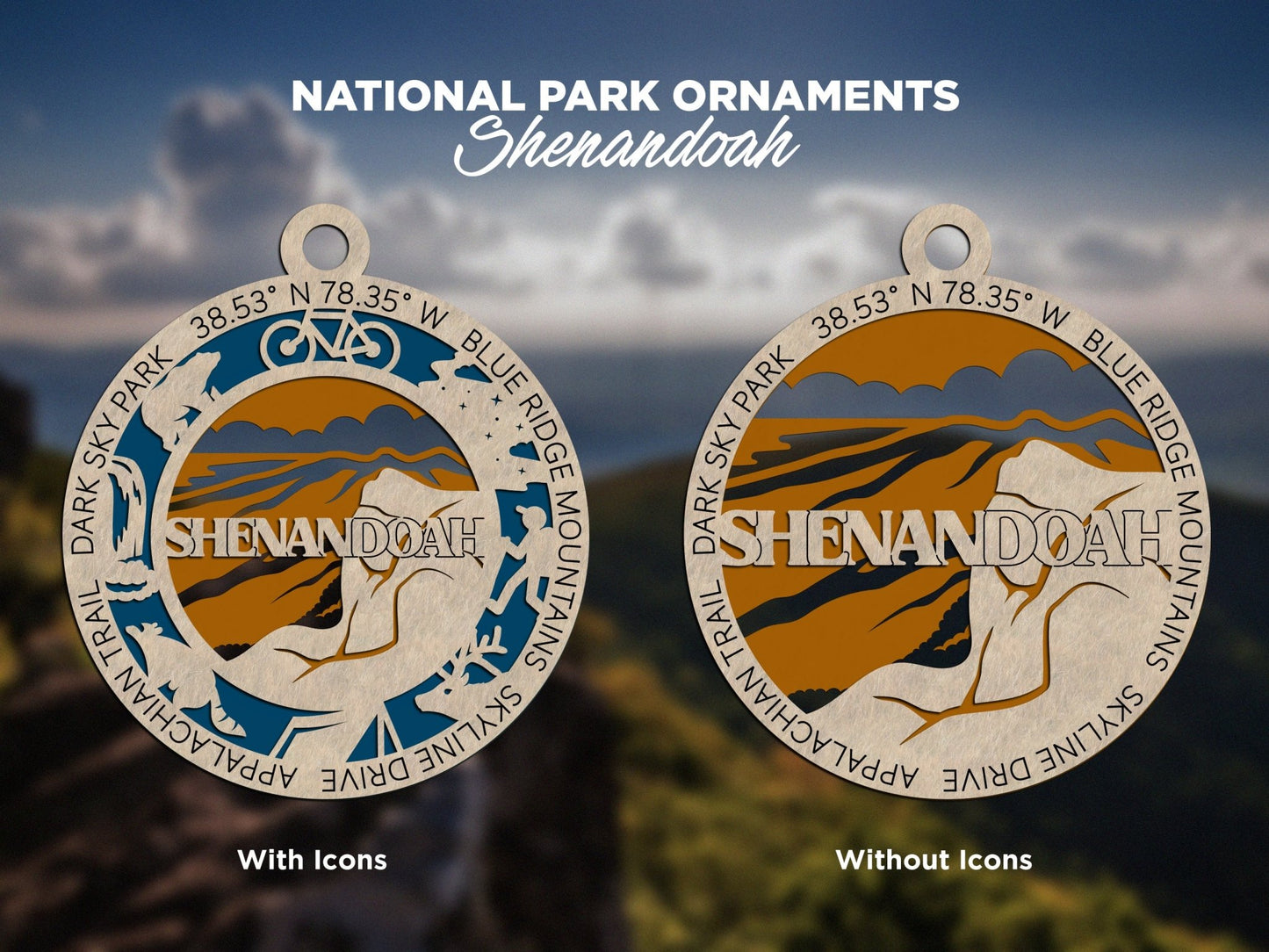 U.S National Park Ornaments - Everlasting Etchings, LLC
