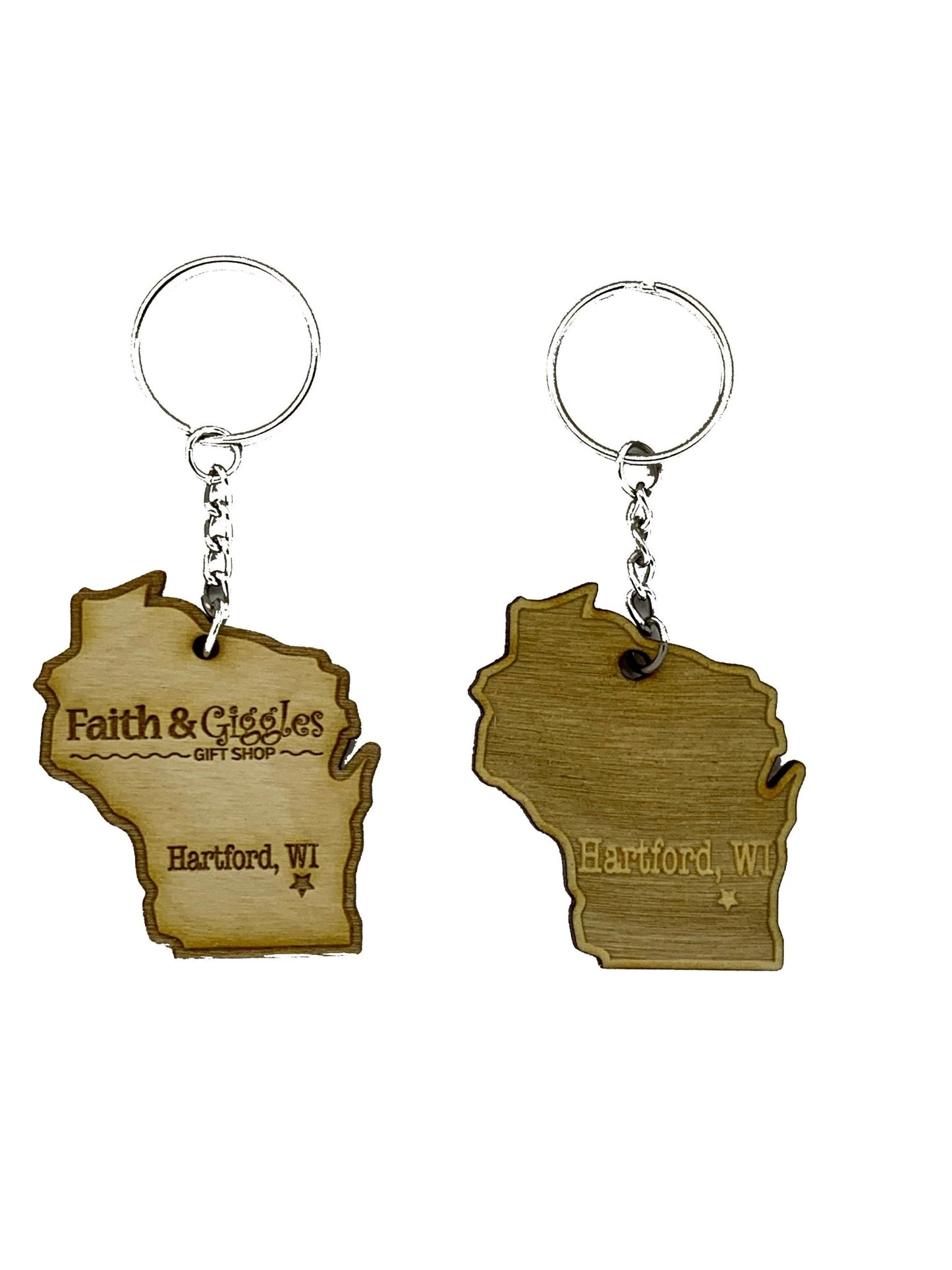 Wooden Keychains - Everlasting Etchings, LLC