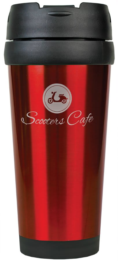 16 oz. Laserable Stainless Steel Travel Mug without Handle - Everlasting Etchings, LLC