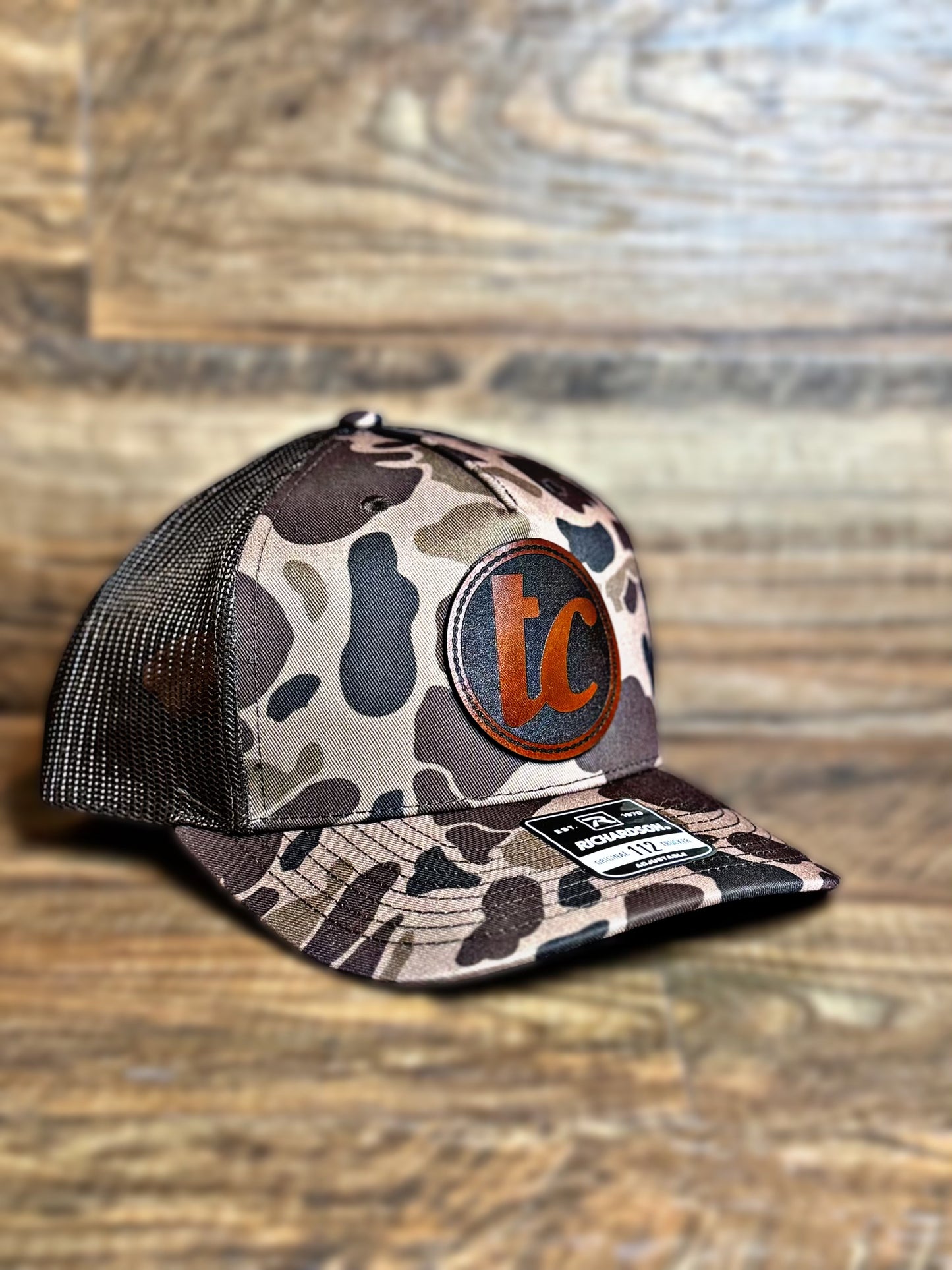 TC  Leather Patch Hats