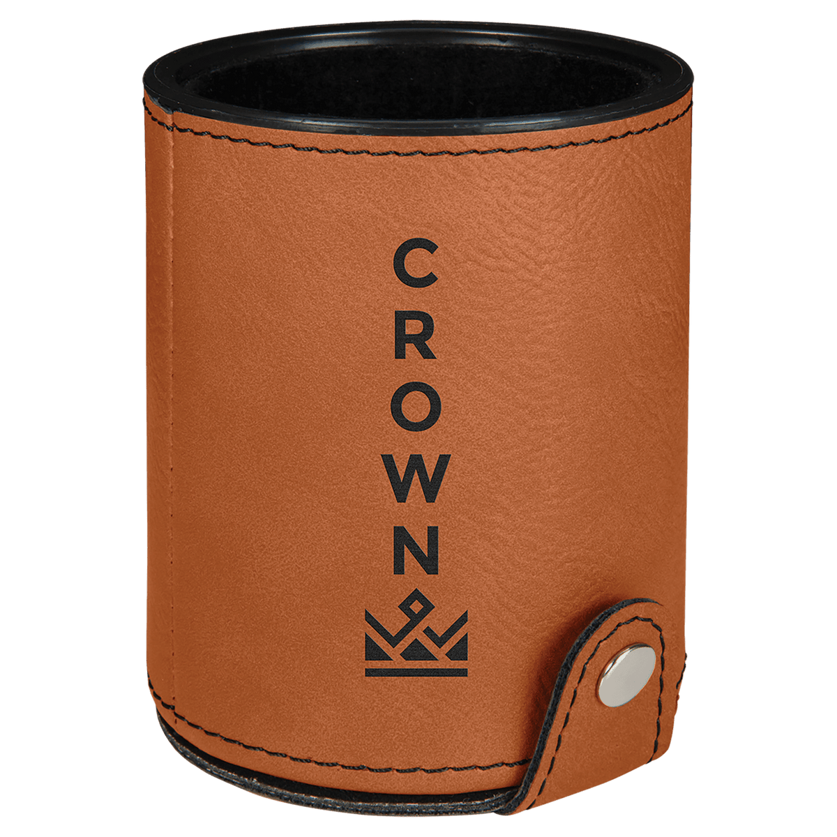 Leatherette Dice Cup with 5 Dice - Everlasting Etchings, LLC
