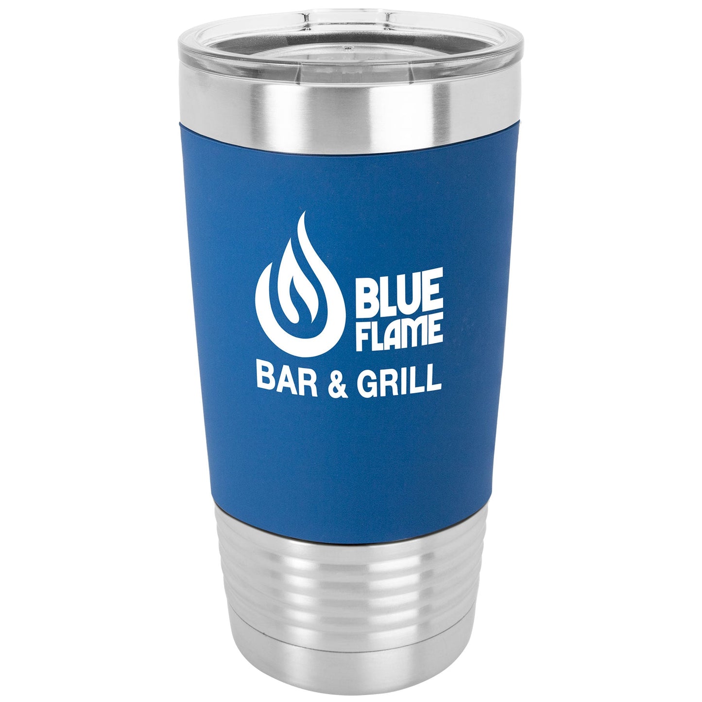 20 oz. Silicone Grip Tumbler w/ Clear Lid - Everlasting Etchings, LLC