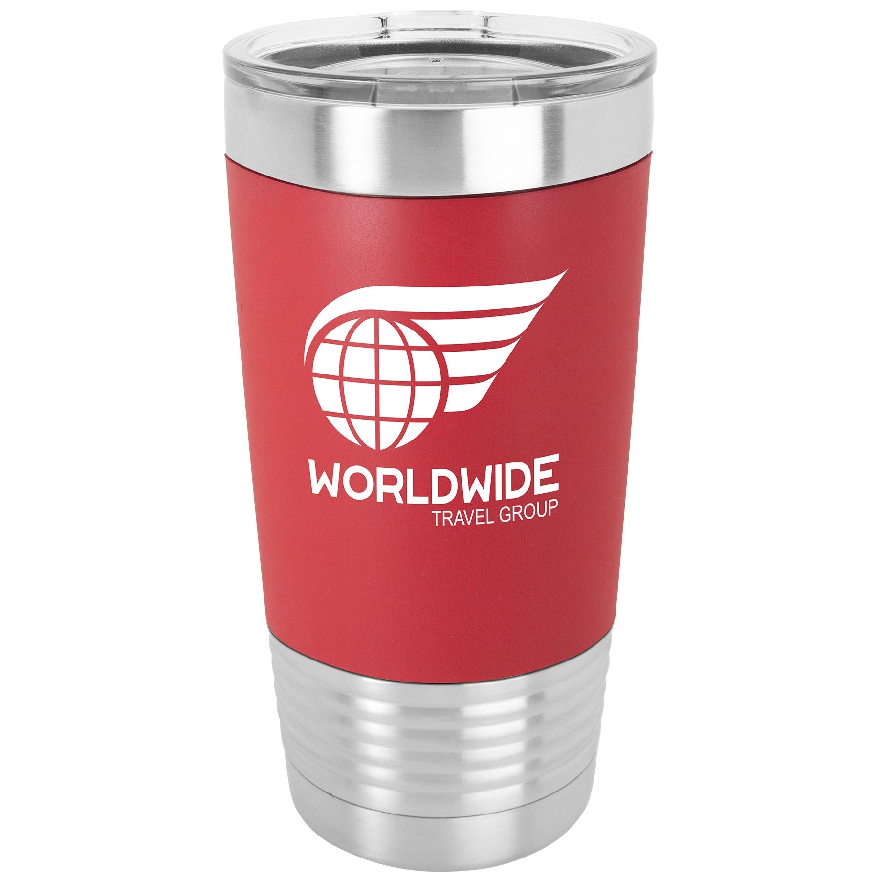 20 oz. Silicone Grip Tumbler w/ Clear Lid - Everlasting Etchings, LLC