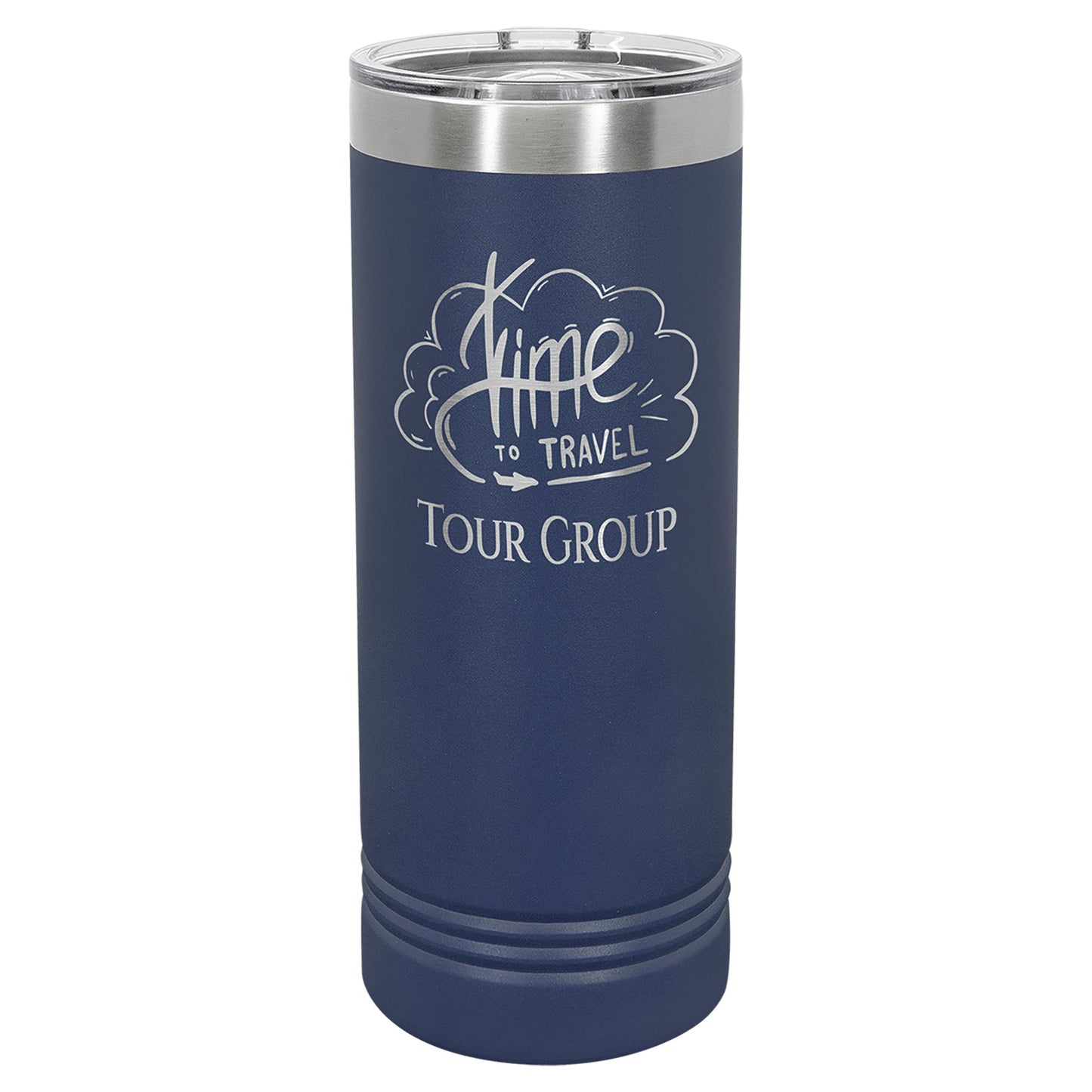 22 oz. Skinny Tumbler with Slider Lid - Everlasting Etchings, LLC