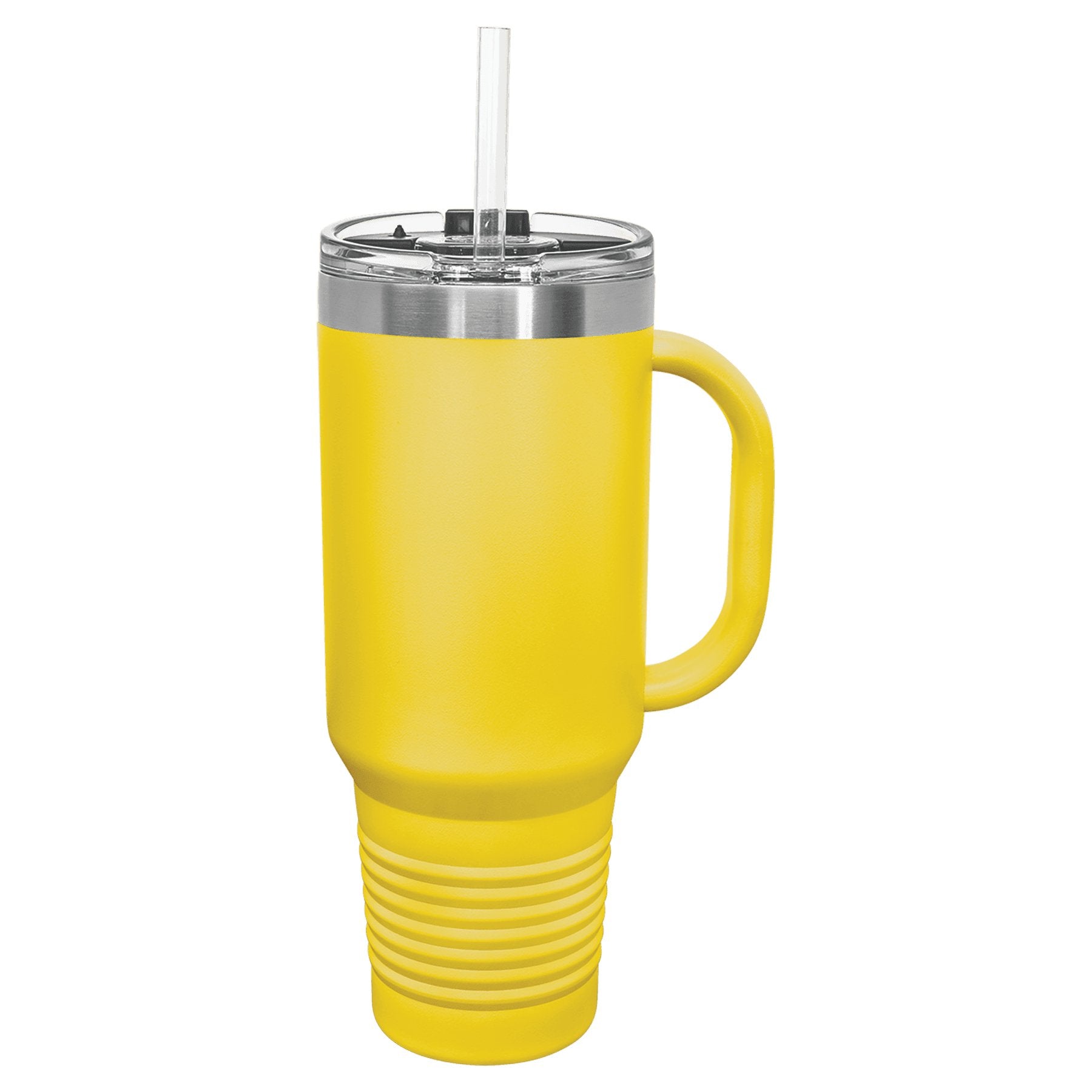 40 oz.Travel Mug with Handle, Straw Included - Everlasting Etchings, LLC