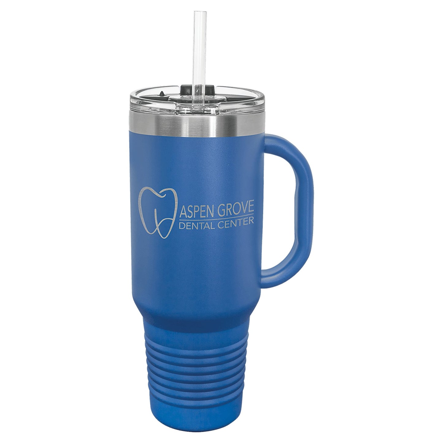 40 oz.Travel Mug with Handle, Straw Included - Everlasting Etchings, LLC