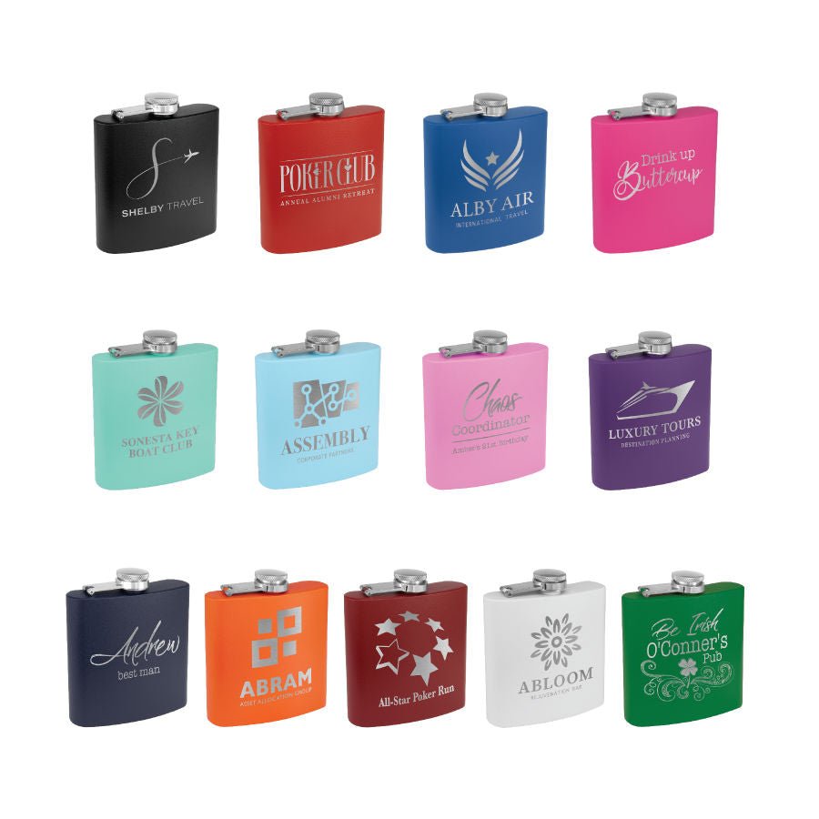 6oz Flask - Everlasting Etchings, LLC