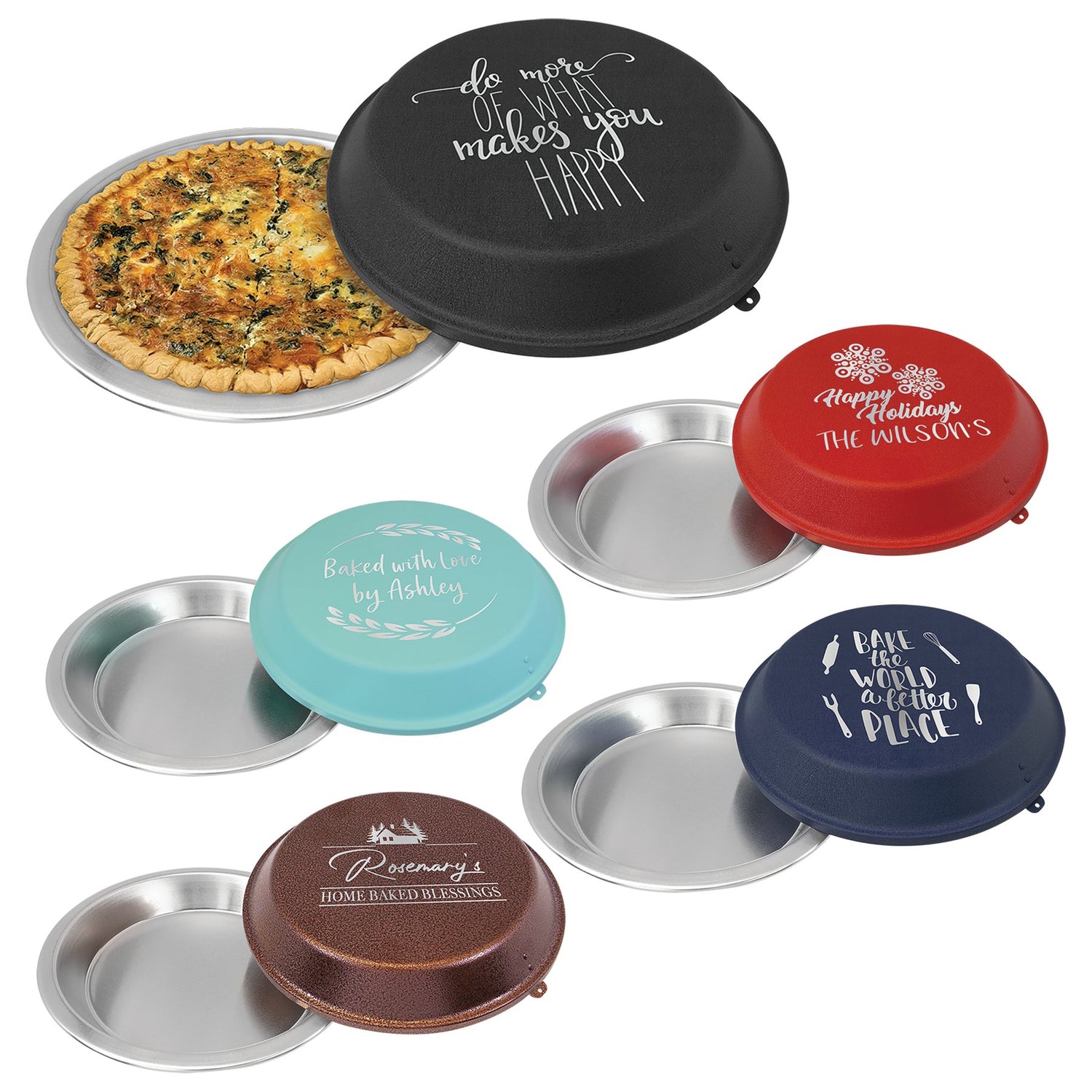 9" Aluminum Pie Pan - Everlasting Etchings, LLC