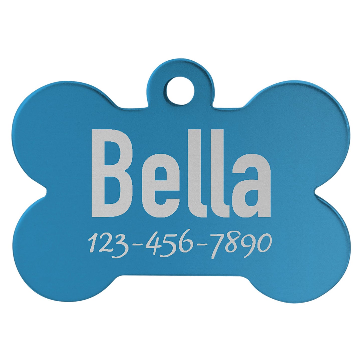 Aluminum Bone Pet Tag - Everlasting Etchings, LLC