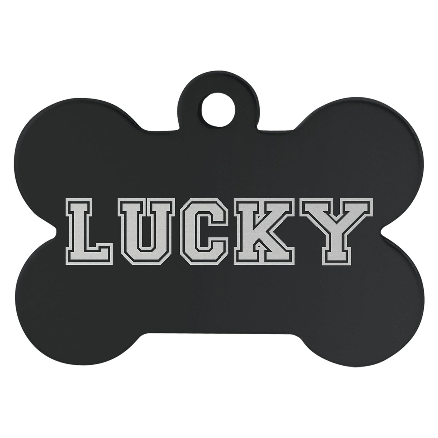 Aluminum Bone Pet Tag - Everlasting Etchings, LLC
