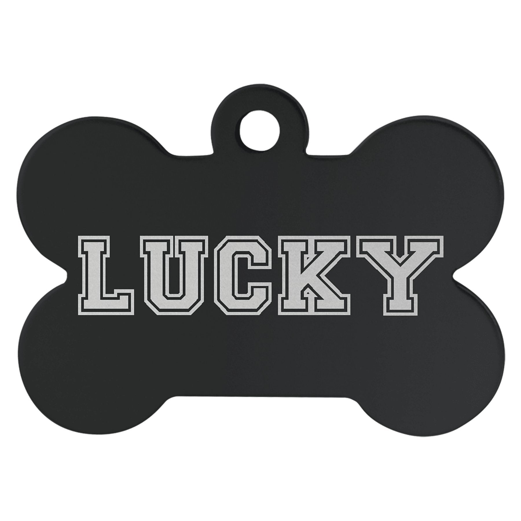 Aluminum Bone Pet Tag - Everlasting Etchings, LLC