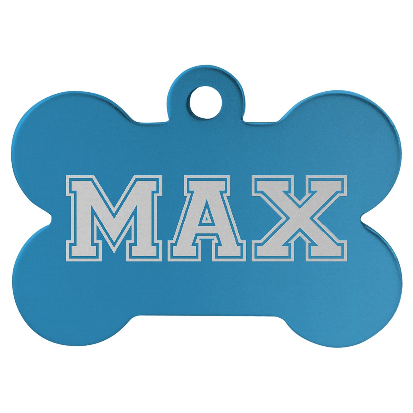 Aluminum Bone Pet Tag - Everlasting Etchings, LLC