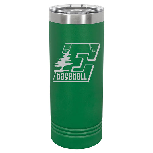 D.C. Everest Baseball 22oz Skinny Tumbler - Everlasting Etchings, LLC