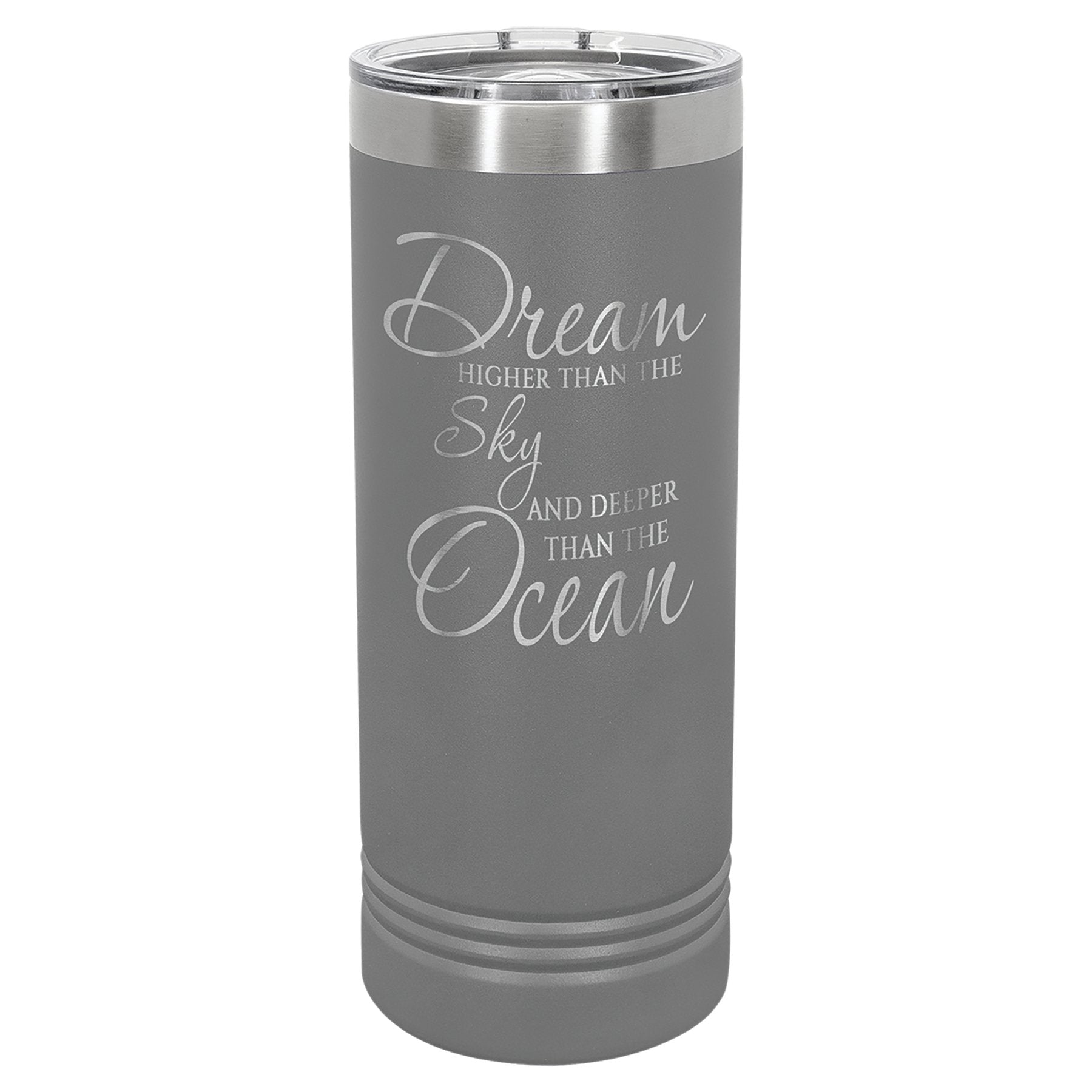 D.C. Everest Baseball 22oz Skinny Tumbler - Everlasting Etchings, LLC