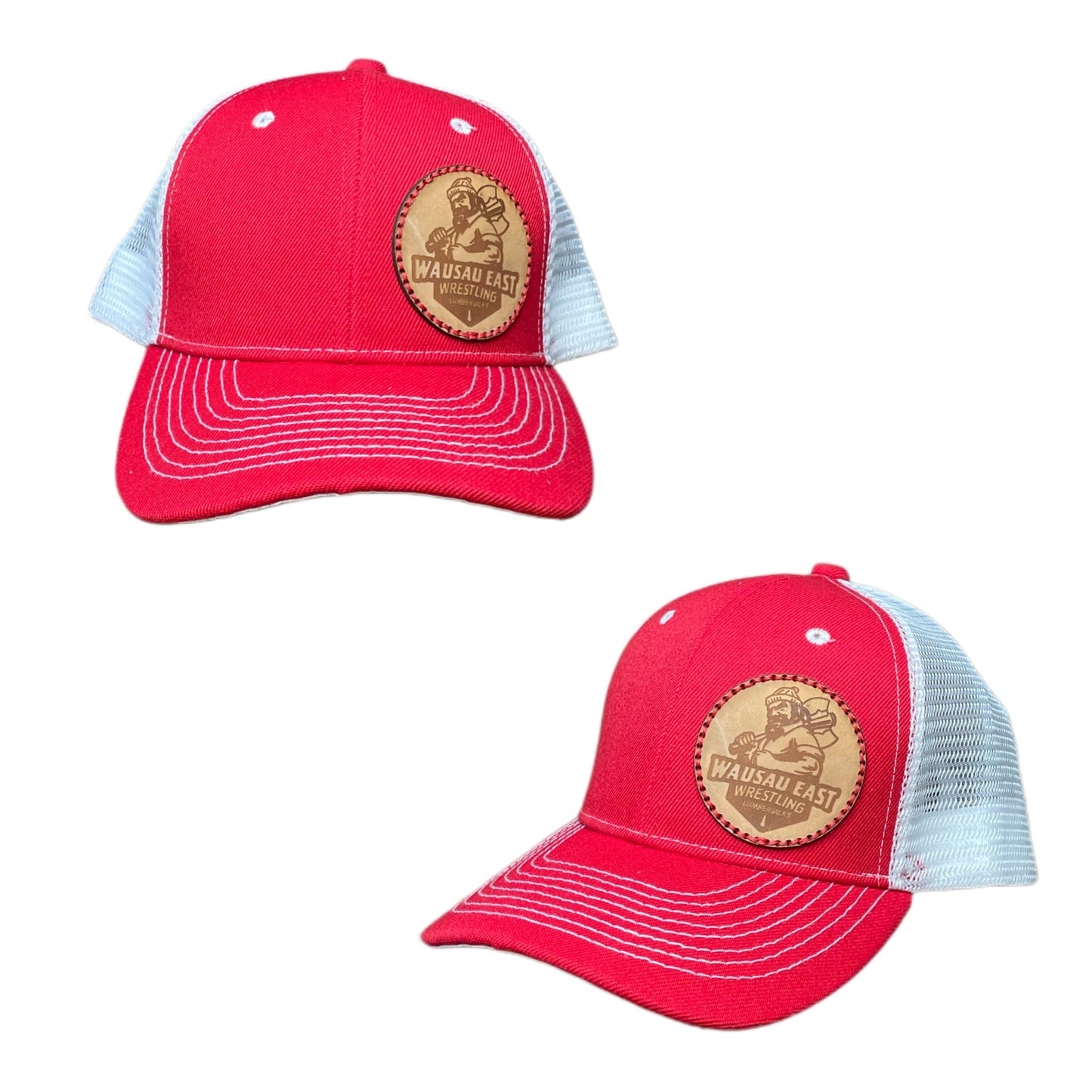 D.C. Everest Baseball Leather Patch Hats - Everlasting Etchings, LLC